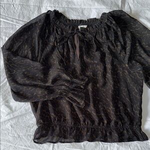 AE Animal Print Blouse